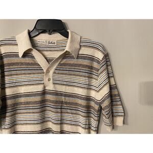 Vintage 70s Bullock’s polo Shirt, Palm Springs Vegas Style, Extremely Rare M/L